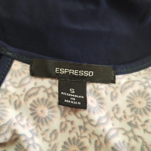 Espresso women's size small blouse shirt top - Picture 6 of 6